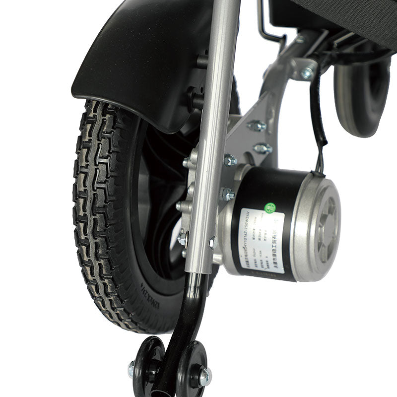 Cheerdmoto Electric Wheelchair - Smart B02 | Dual-Motor Electric Power Movement Device - 350 lbs Capacity, 15 Mile Range