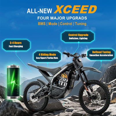Cheerdmoto Performance Electric Dirt Bike - XCEED | 85Km/h(53MPH) Top Speed