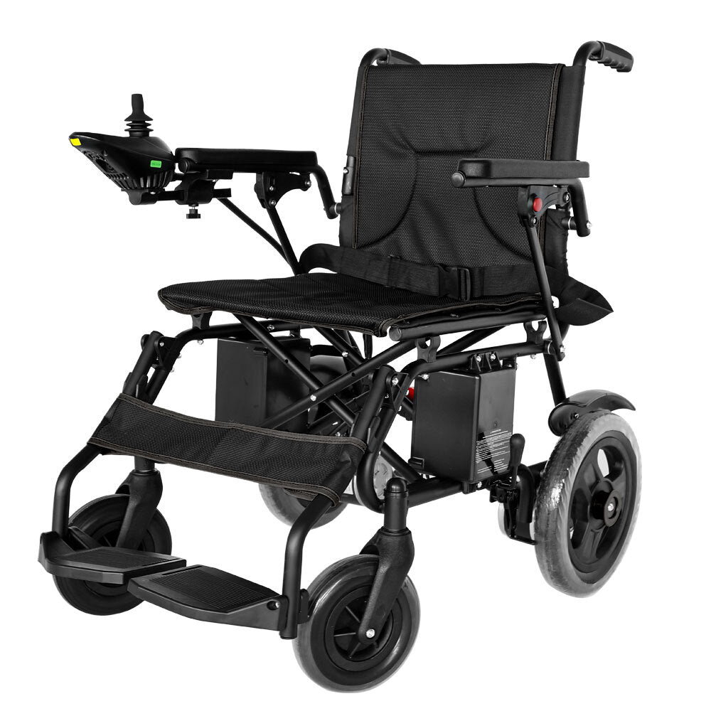 Cheerdmoto Electric Wheelchair - Smart B02 | Dual-Motor Electric Power Movement Device - 350 lbs Capacity, 15 Mile Range