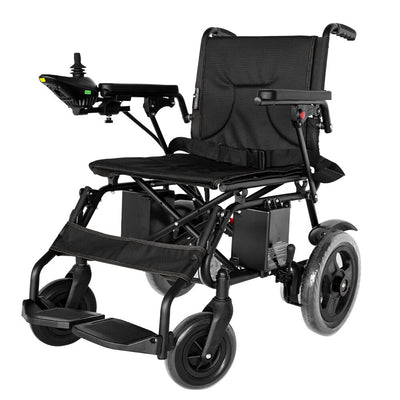 Cheerdmoto Electric Wheelchair - Smart B02 | Dual-Motor Electric Power Movement Device - 350 lbs Capacity, 15 Mile Range