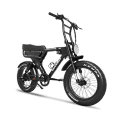 Grandeux Xplus Electric Moped Bike – 1350W Fat Tire eBike with Dual Suspension | CheerdMoto