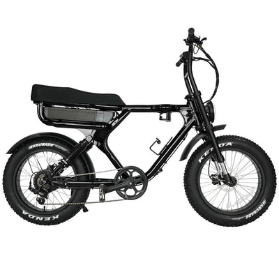 Grandeux Xplus 1350W Fat Tire Moped Bike | Top Speed: 20MPH