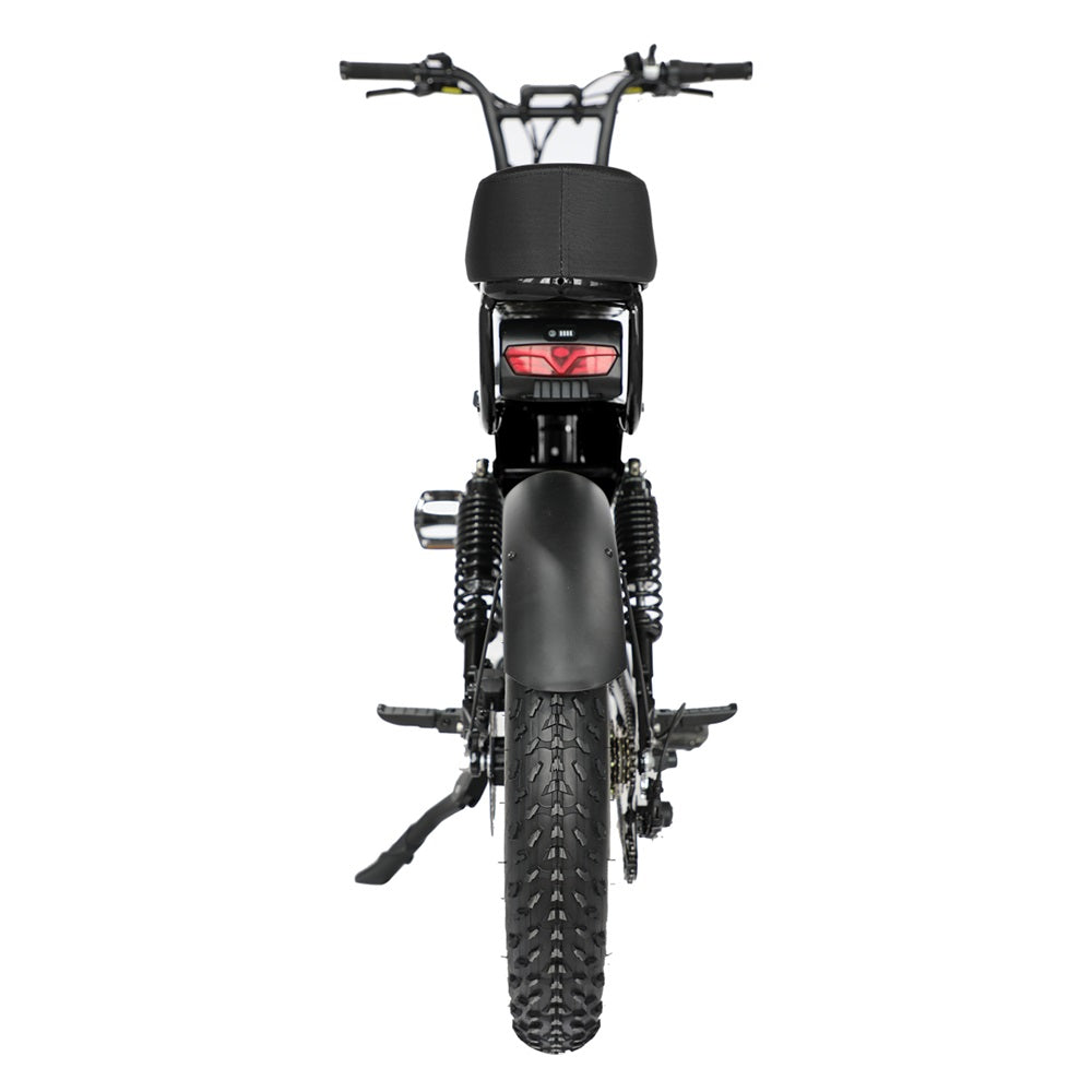 Grandeux Xplus Electric Moped Bike – 1350W Fat Tire eBike with Dual Suspension | CheerdMoto