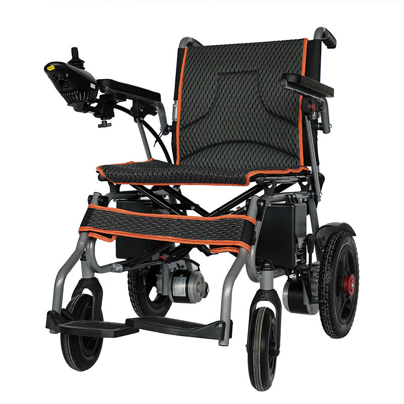 Cheerdmoto Electric Wheelchair - Smart B02 | Dual-Motor Electric Power Movement Device - 350 lbs Capacity, 15 Mile Range